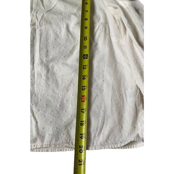 Modcloth Princess Highway Light Peach Cotton Round Neck Women's Size 12 | 35-23 - Picture 6 of 7